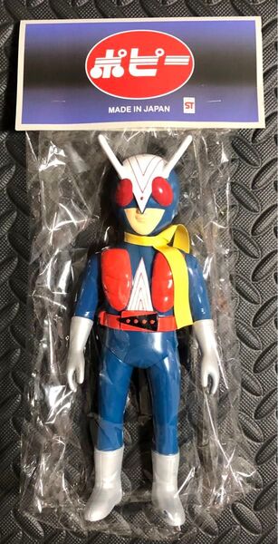【新品】ライダーマン ソフビ 27cm パチソフビ 無版権 ポピー 旧バンダイ ブルマァク マルサン 仮面ライダー メディコムトイ