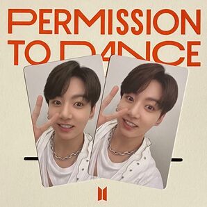 BTS PERMISSION TO DANCE ON STAGE LIVE 封入 ランダム トレカ JUNGKOOK ジョングク