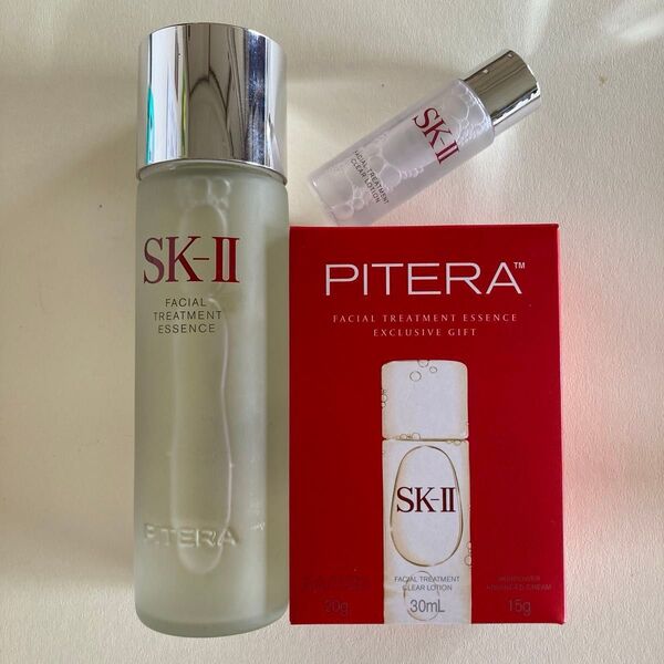 SK-IIフェイシャルトリートメントエッセンス230ml クリアローション30ml スキンパワーアドバンストクリーム80g