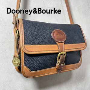 Dooney & Bourke ドゥーニーアンドバーグ ショルダーバッグ ブラックブラウン USA ストラップ レザー レディース