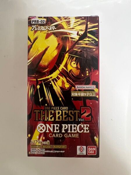新品未開封BOX THE BEST Vol.2 ONE PIECEカードゲーム 1BOXテープ付き