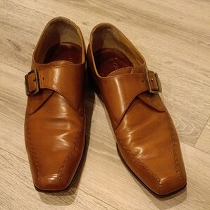 ★シュークリームのオマケ付★【VISARUNO】CARLO BOTRINI 革靴 ☆USED☆ビジネスシューズ