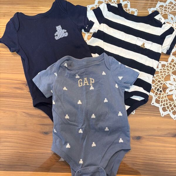 GAP ロンパース 三着セット ギャップ 60サイズ