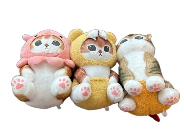 モフサンド ぬいぐるみ 3個セット タコ クマ エビフライ mofusand
