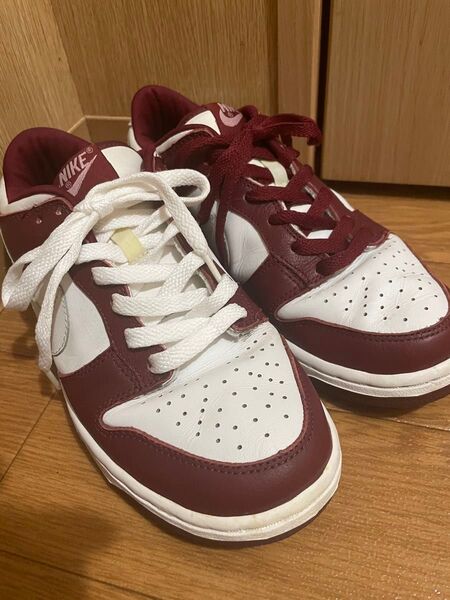 NIKE DUNK LOW バーガンディ/ホワイト 25.0cm