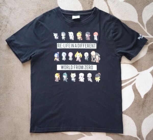 Re:ゼロから始める異世界生活 Tシャツ LL 黒