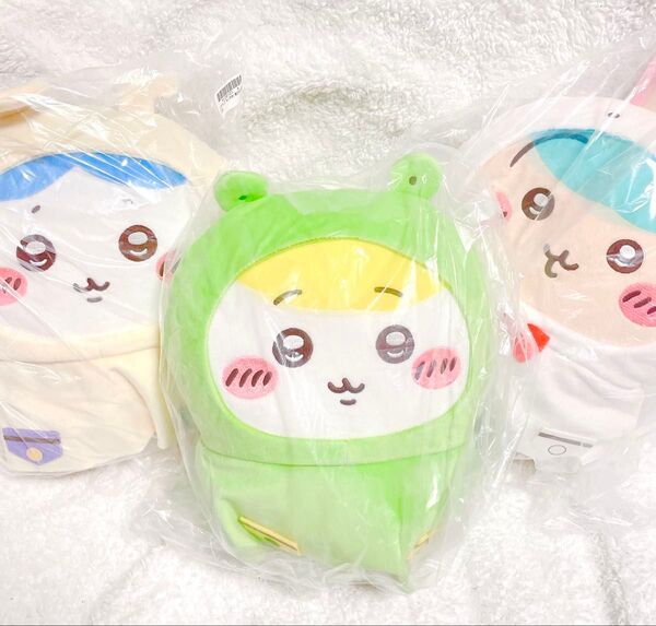 ちいかわ 雨の日BIGぬいぐるみ 全3種 コンプリート セット