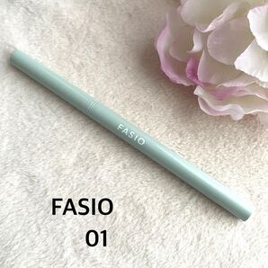 FASIO ペンシルアイライナー 01 ブラック