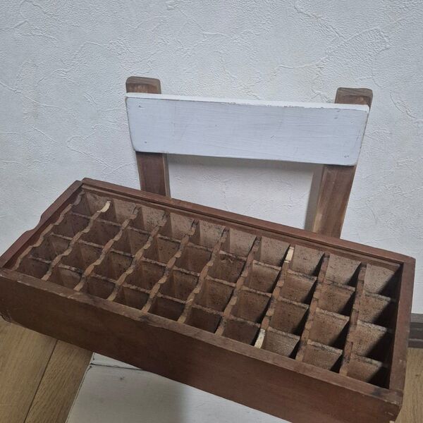 レトロ雑貨 木製 収納箱 小物入れ 古道具 古物 ヴィンテージ 年代物 アンティーク