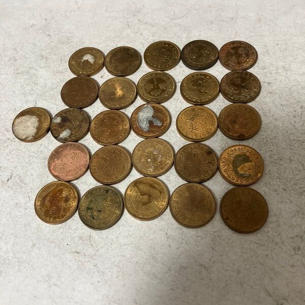 1980 香港 10セント 20枚 古銭 硬貨 コイン 外国コイン 特年 まとめ