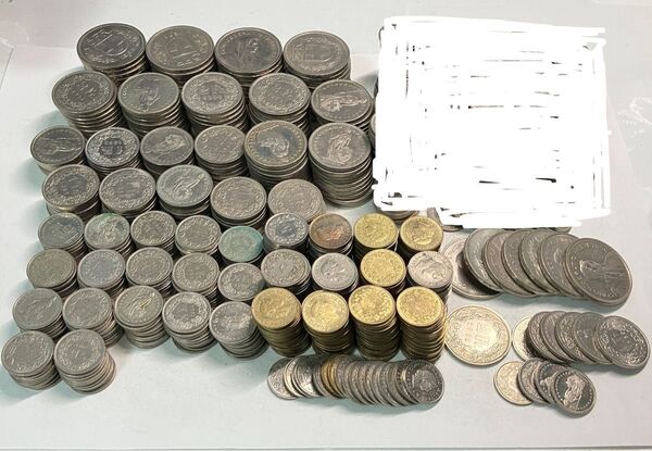 スイス フラン 約573フラン まとめ売り 古銭 コイン