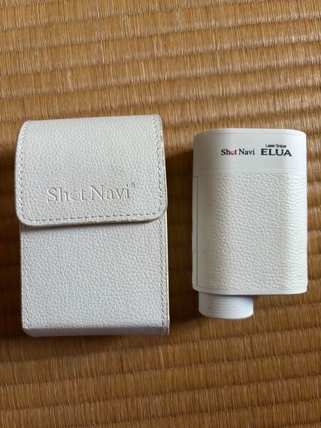 Shot Navi Elua レーザー距離計 ケース付き ホワイト