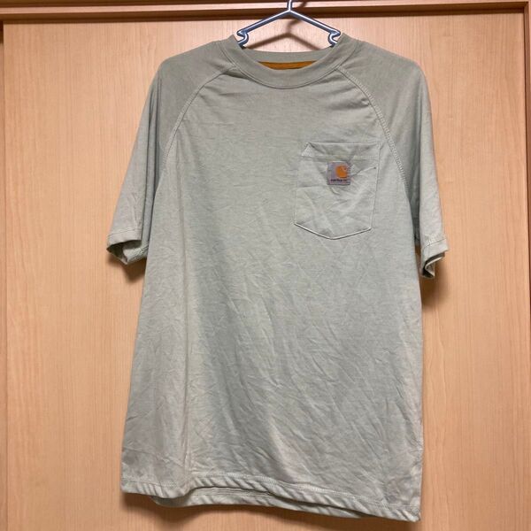 carhartt カーハート 半袖Tシャツ 胸ポケット Sサイズ 古着