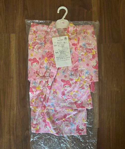 サンリオ マイメロディ 浴衣 サンドレスユカタ マイメロ らくらく2way 110cm 新品未使用