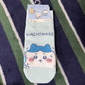 ちいかわ ハチワレ 靴下 ソックス スニーカーソックス 23cm 25cm キャラクターソックス メッシュ 夏用