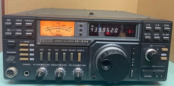 icom IC-371 トランシーバー 本体のみ 電源ケーブル付属