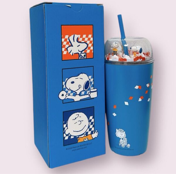 海外 ベトナム スターバックス ピーナッツ スヌーピー ステンレスタンブラー ブルー