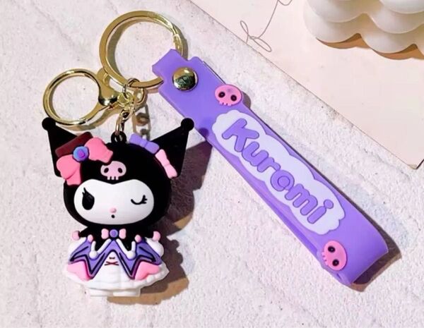 【新品未使用】キーホルダー キーリング クロミちゃん