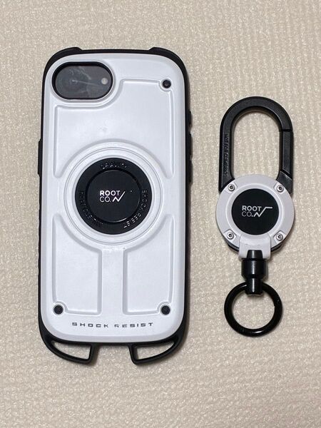 ROOT CO. GRAVITY iPhone16e専用 耐衝撃ケース+Magリール360 セット出品