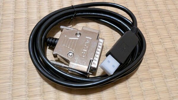 【新品未使用】USBオス-DB25オスアダプターコンバーターRS232シリアルケーブル ザルトリウス分析天秤用