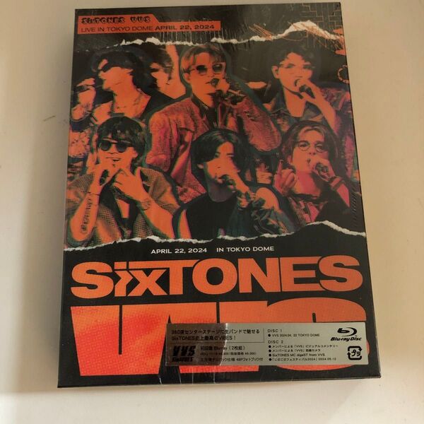 初回盤Blu-ray 三方背デジパック仕様/フォトブック SixTONES 2Blu-ray/VVS 24/10/16発売