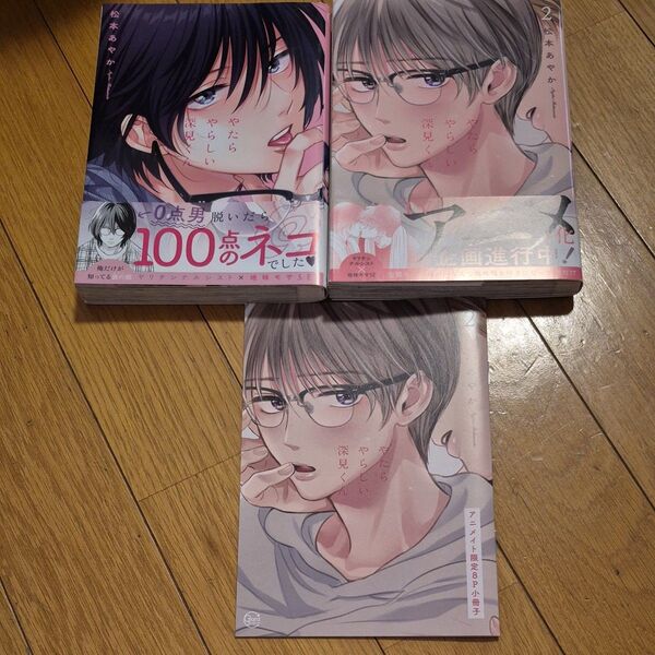 やたらやらしい深見くん 1巻2巻 セット 小冊子付き bl コミック