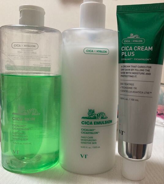 VT CICA スキンケア3点セット 化粧水 乳液 クリーム ニキビケア