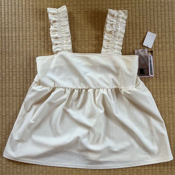 ビスチェ 半袖ブラウス 半袖 レディース 夏服 半袖カットソー フリル