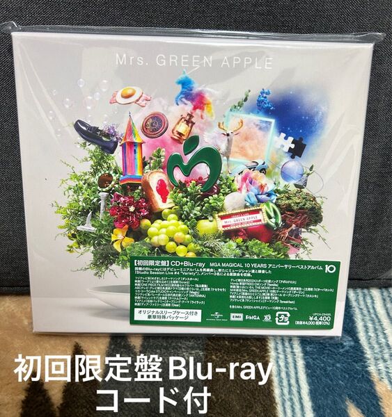 Mrs.GREEN APPLE/10/初回盤CD Blu-ray コード付