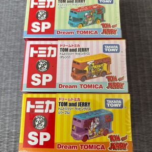 ドリームトミカ トムとジェリー ラッピングバス 3個セット 未使用