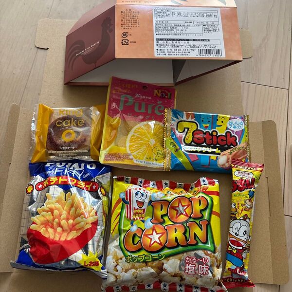 お菓子詰め合わせ6点セット!ピュレグミ、ドーナツ