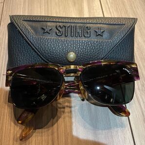 スティング 鼈甲柄サングラス STING #クラブ