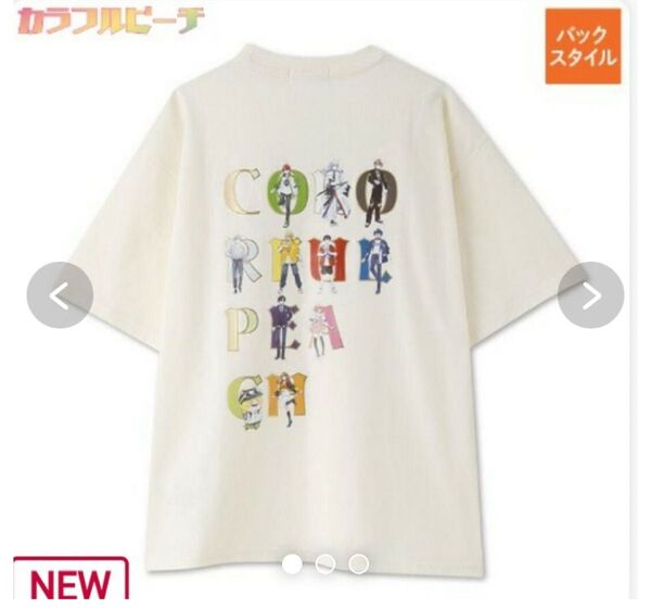 完売品 カラフルピーチ レディースTシャツ M オフホワイト アベイル