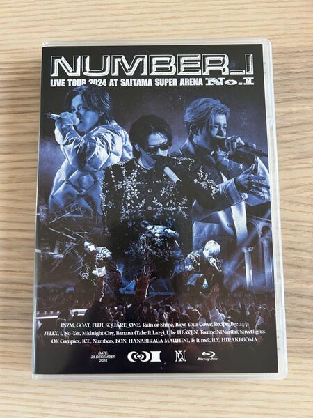 Number_i LIVE TOUR 2024 No.Ⅰ ナンバーアイ通常盤 Blu-rayブルーレイ Disk1のみ
