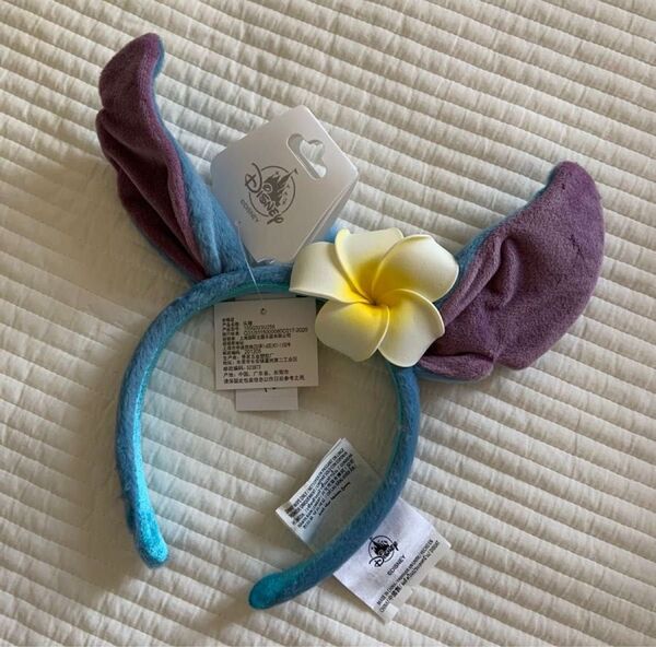 上海ディズニー公式グッズ カチューシャ スティッチ プルメリア