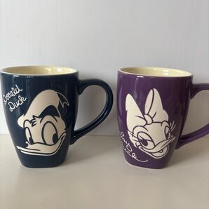 ディズニー ドナルド デイジー マグカップ コーヒーカップ