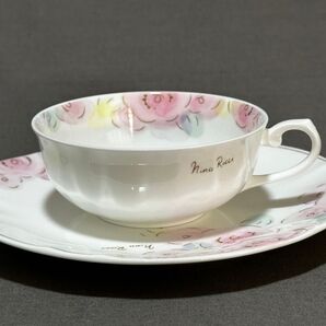 Nina Ricci ティーカップ&ソーサー ピンク 花柄 未使用に近い