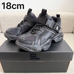 瞬足 SL 026 ミリタリーテイスト スニーカー キッズ 18cm