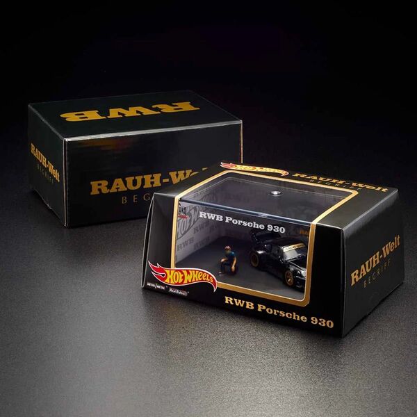 ホットウィール RLC ポルシェ 930 RWB & フィギュア 中井 啓 レア品