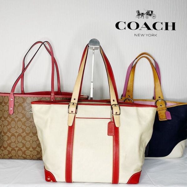 590 COACH コーチ シグネチャー ショルダーバッグ トートバッグ