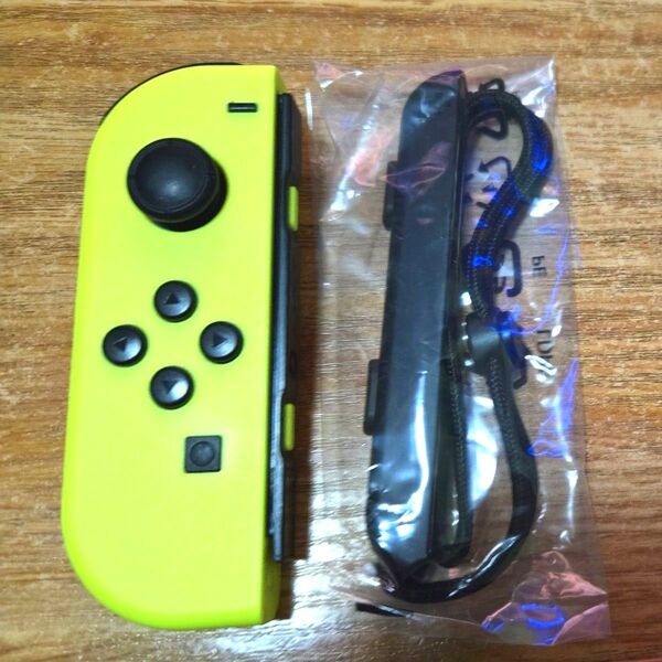【純正品】Joy-Con(L) ネオンイエロー ストラップのみ新品