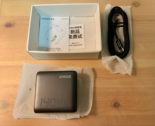 Anker 充電器 140W 4ポート USB-C & USB-C ケーブル
