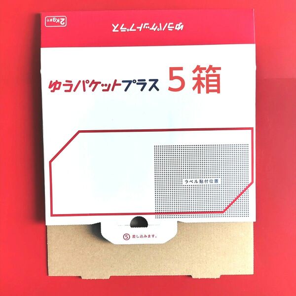 ゆうパケットプラス専用箱5箱