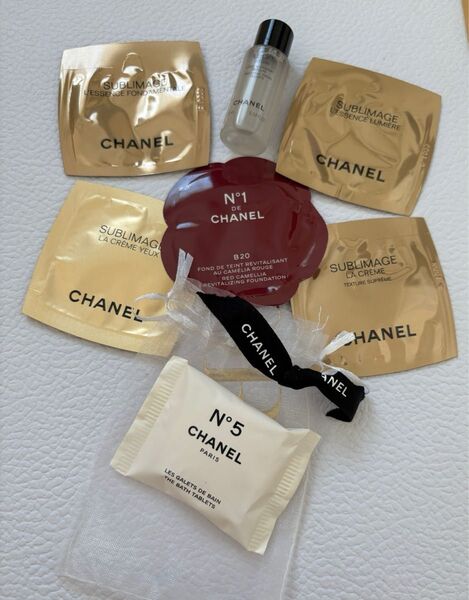 CHANEL サブリマージュ サンプル N°5バスタブレットル リフト ローションサンプル