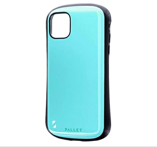 iPhone11Pro 対応 ケース「PALLET」ケース カバー 背面ケース ストラップホール ハイブリット構造 ミントグリーン