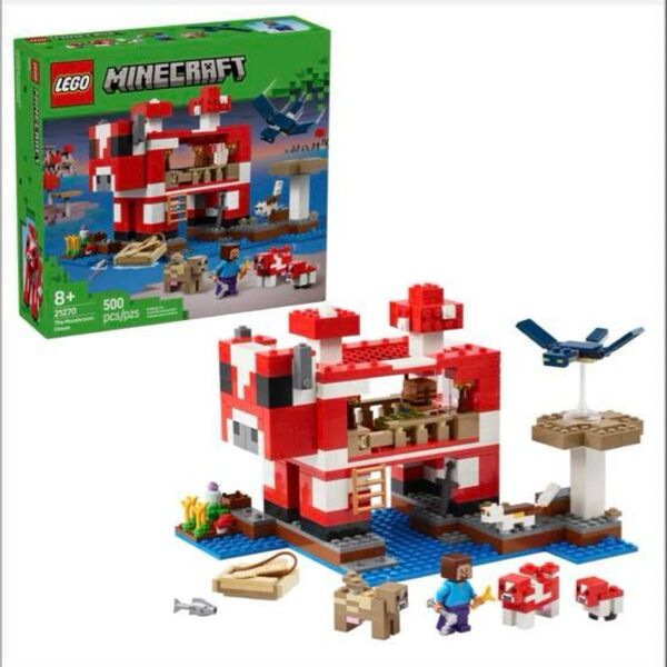 【新品】LEGOマインクラフトムーシュルームハウス21270