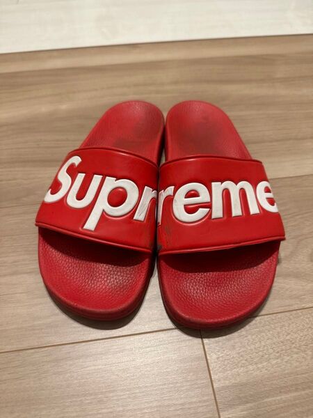 正規品 Supreme シュプリーム サンダル 赤 レッド