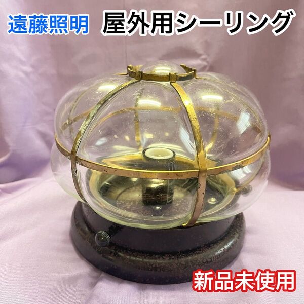 【未使用】遠藤照明 屋外用シーリングライトEG-9909X レトロ ヴィンテージ