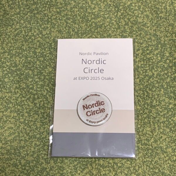 大阪関西万博 EXPO2025 ピンバッジ ピンバッチ 北欧館 ノルディック・サークル 白