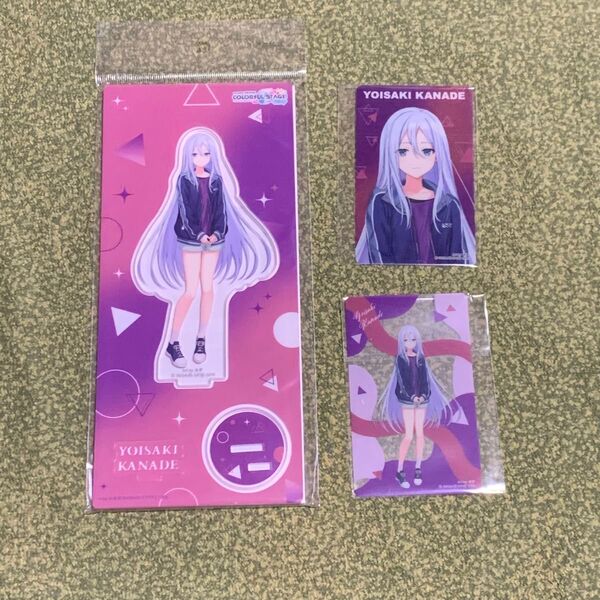 プロジェクトセカイ プロセカ アニメイト 万博 アクリルスタンド アクスタ メモリアルカードコレクション クリアカード 宵崎 奏